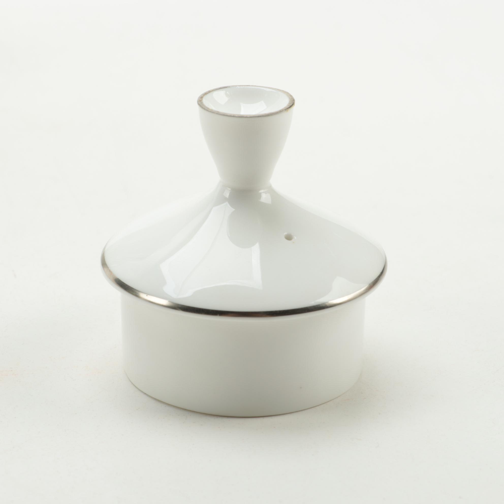 Royal Worcester "Bridal Lace" Bone China Coffee Set, 1961–1971