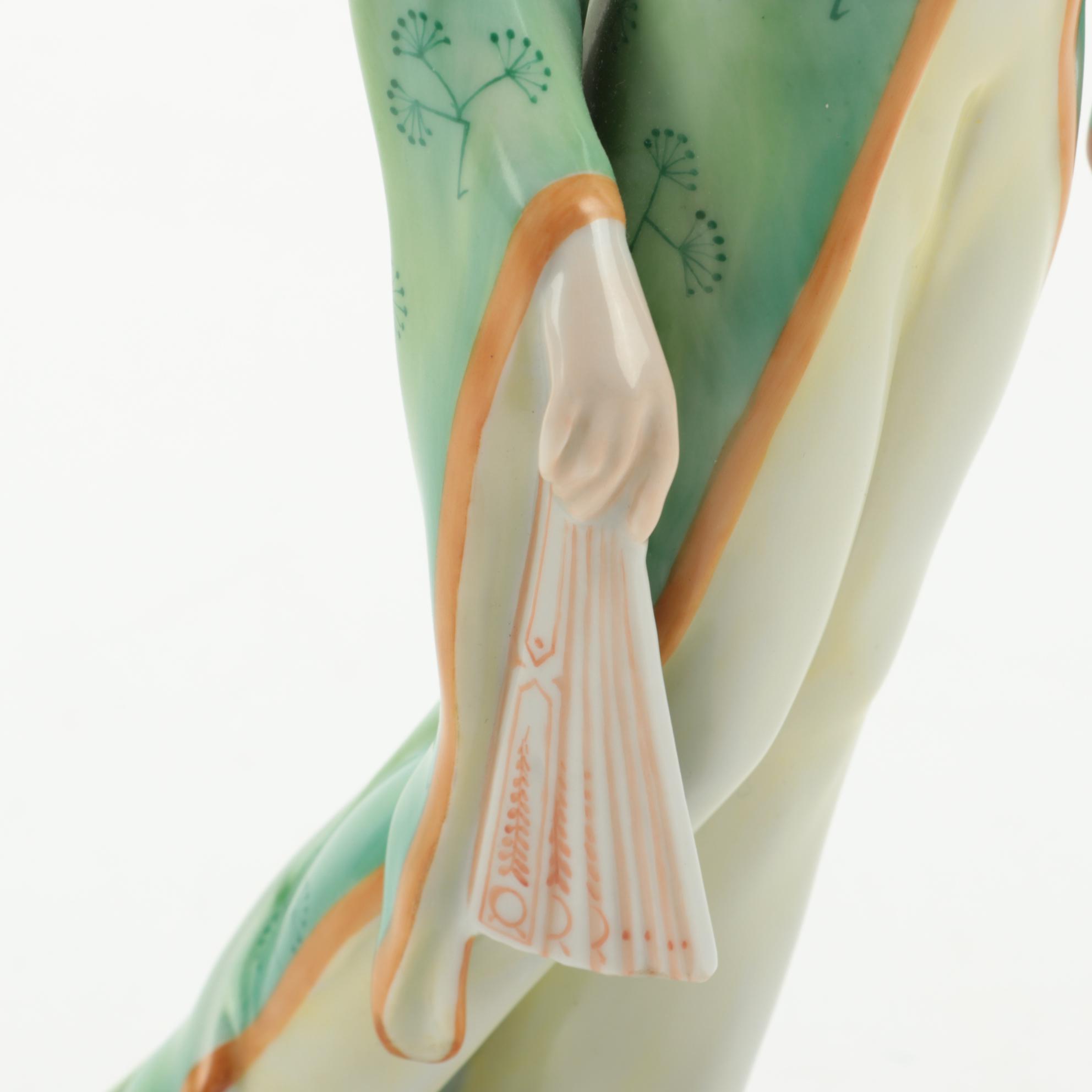 Herend "Madame Butterfly" Porcelain Figurine