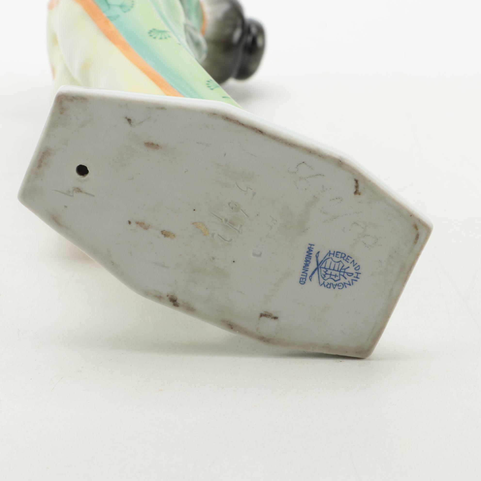 Herend "Madame Butterfly" Porcelain Figurine