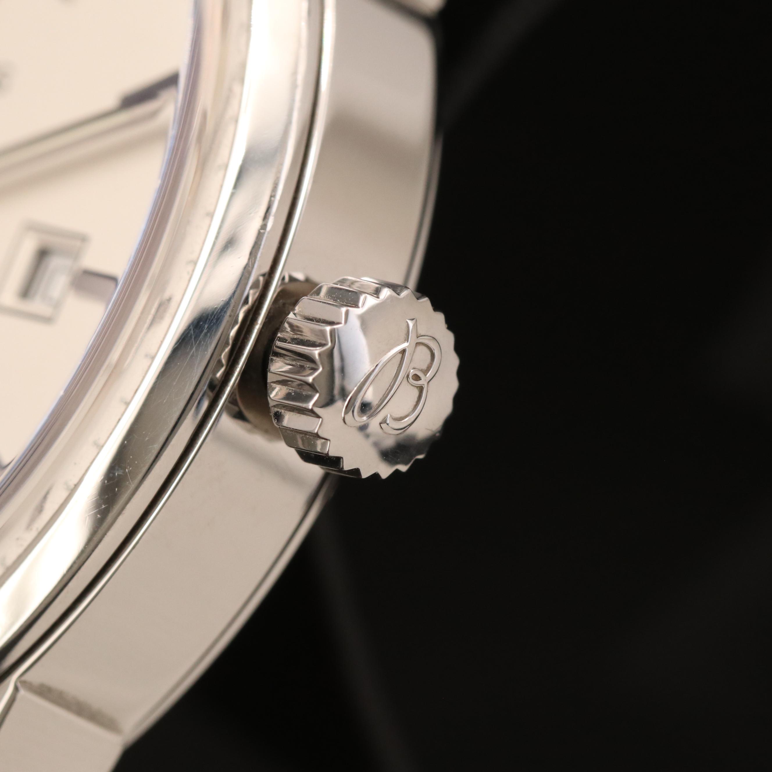 Breitling Transocean Day and Date Stainless Steel Automatic Watch