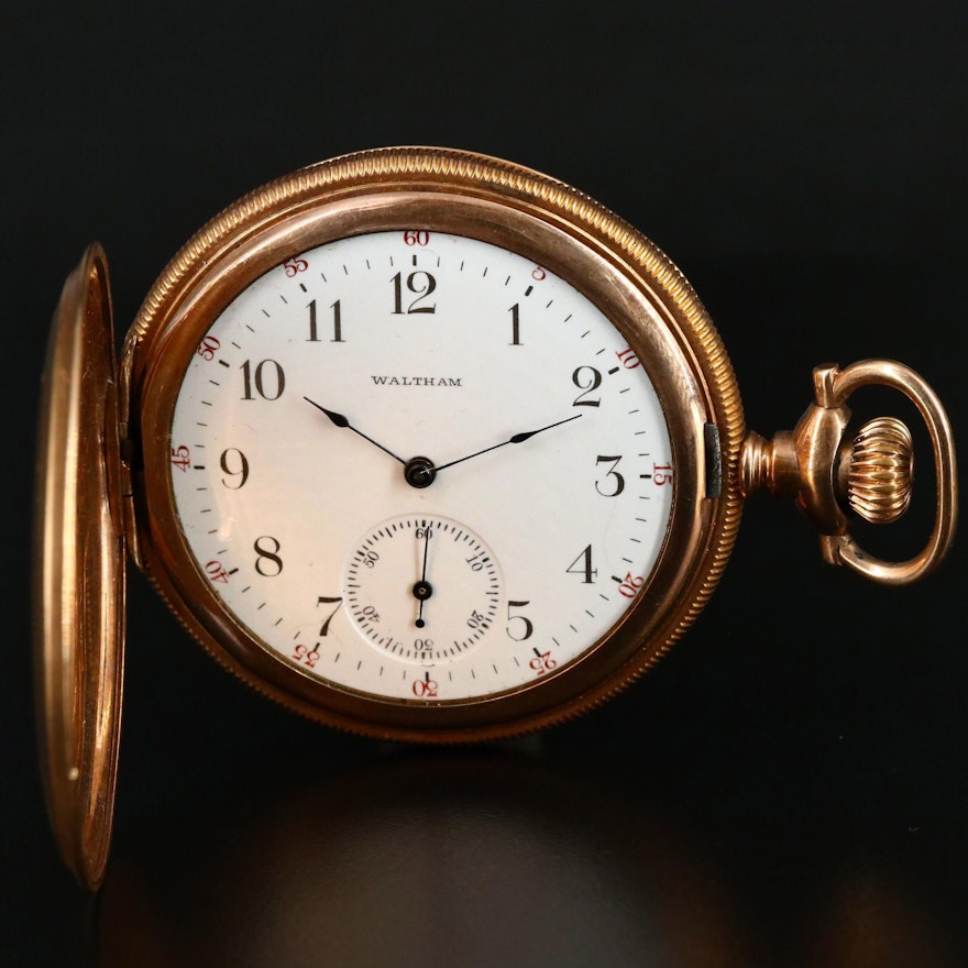 1901 Waltham Hunting Case Pocket Watch