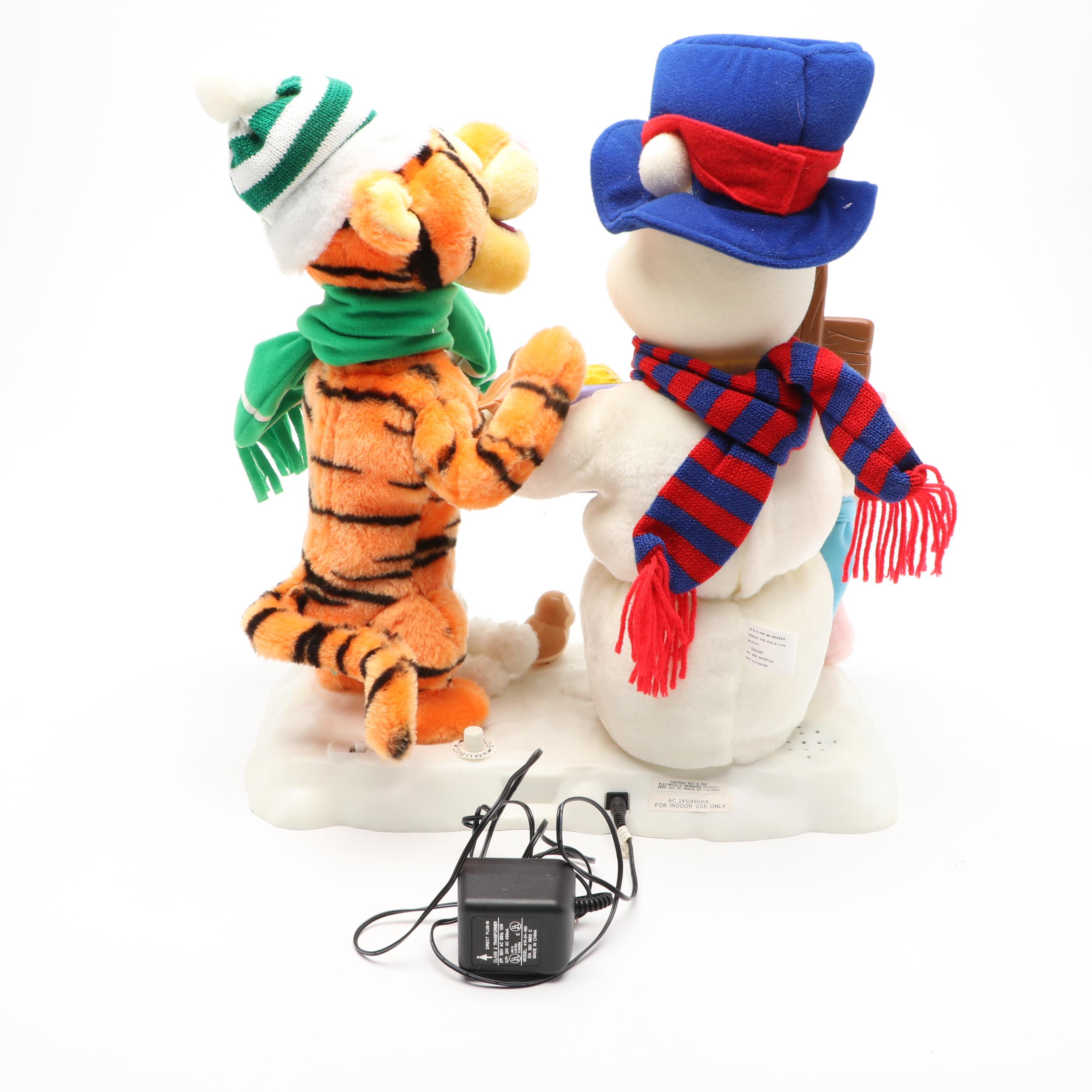 Disney Winnie the Pooh, Tigger, and Piglet "Happy Snow Days" Lighted Figure