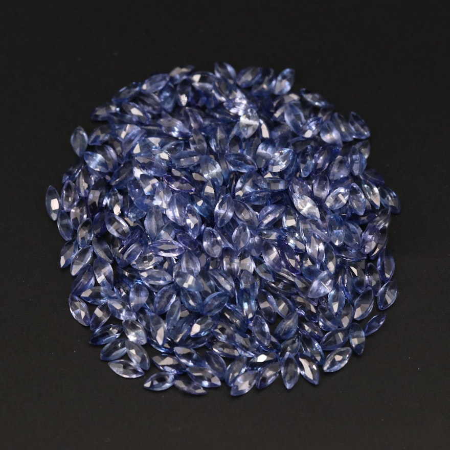 Loose 41.20 CTW Marquise Faceted Sapphires