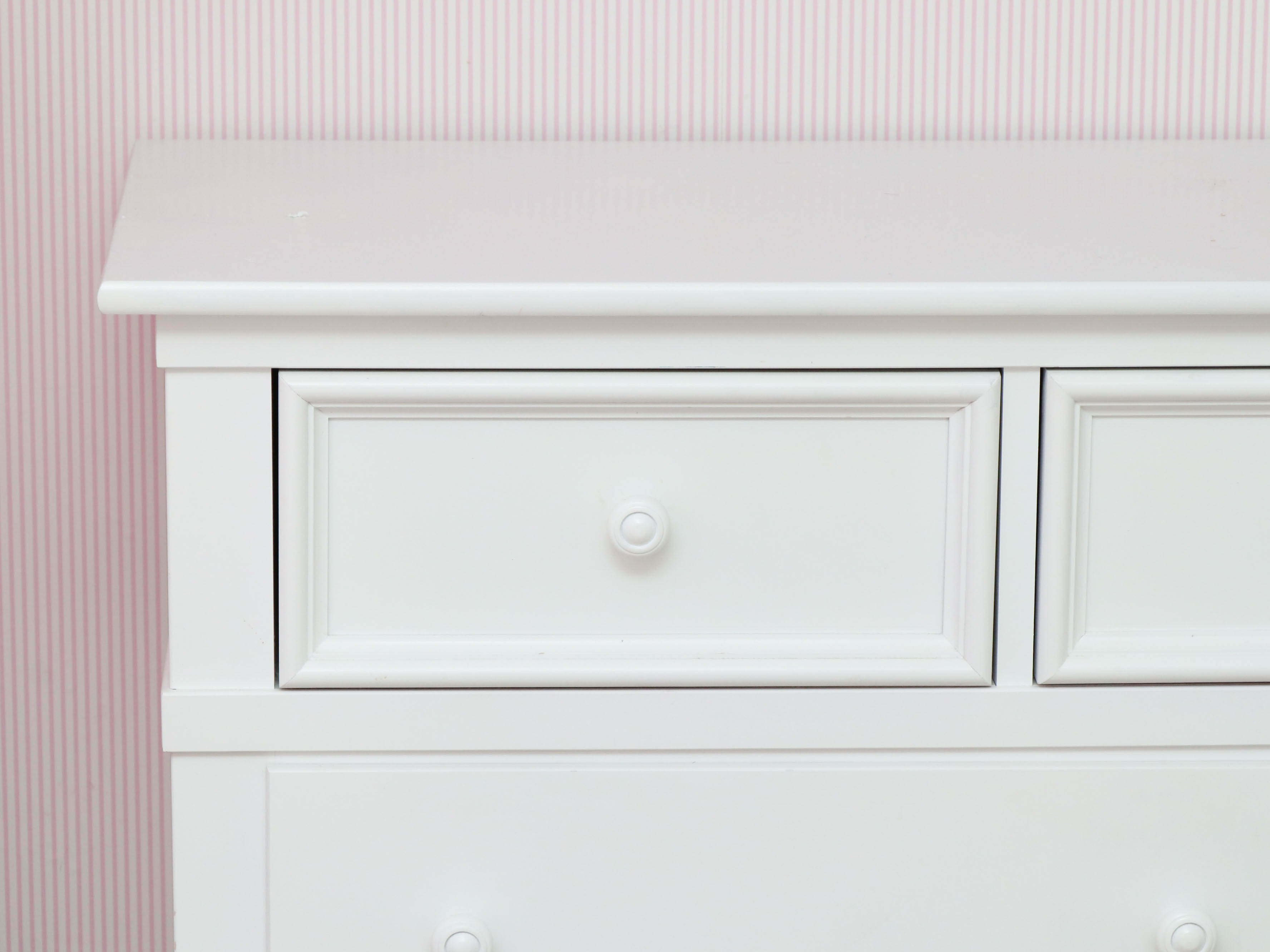 Stanley Furniture "Young America" Seven-Drawer White-Painted Dresser