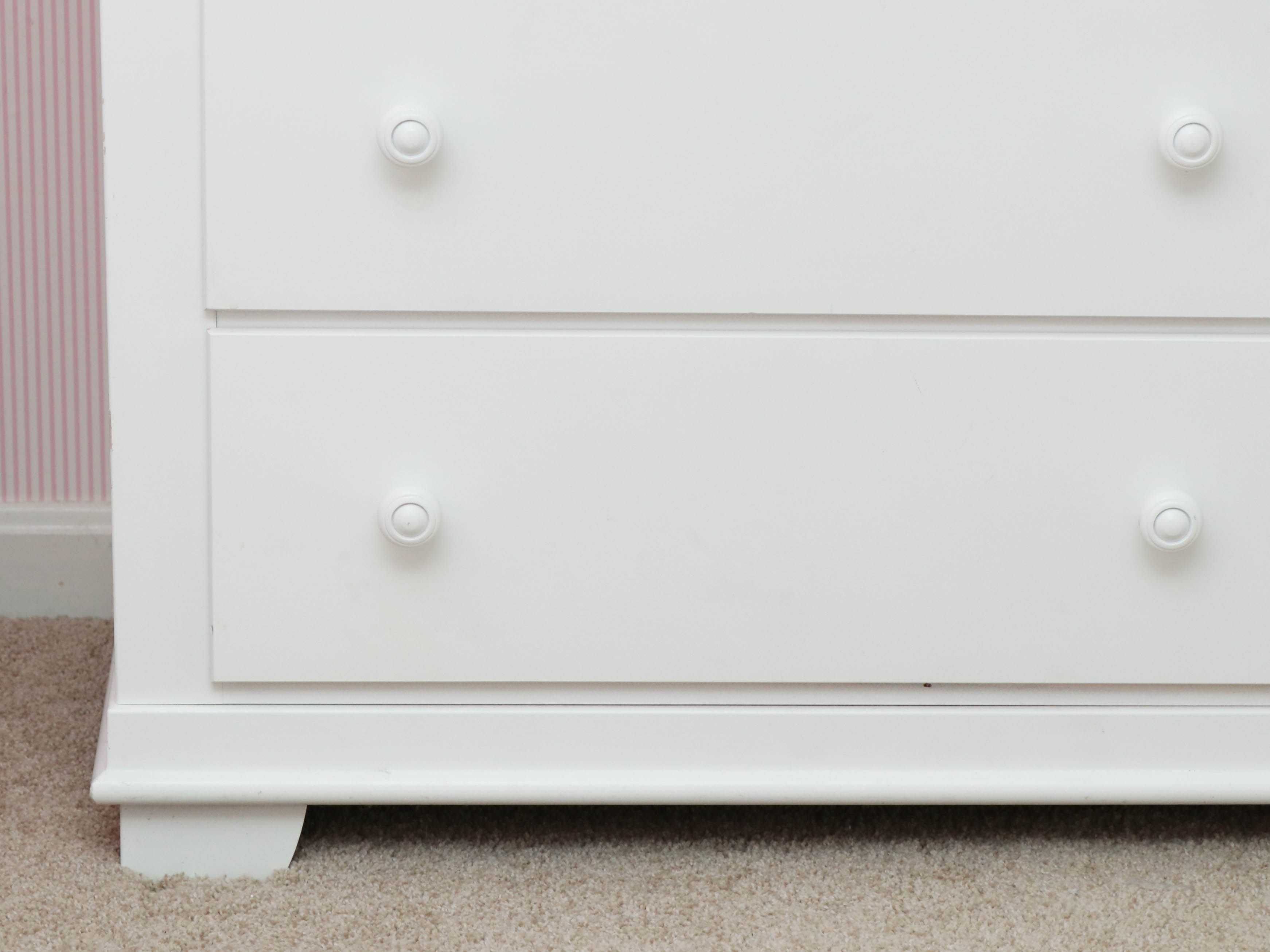 Stanley Furniture "Young America" Seven-Drawer White-Painted Dresser