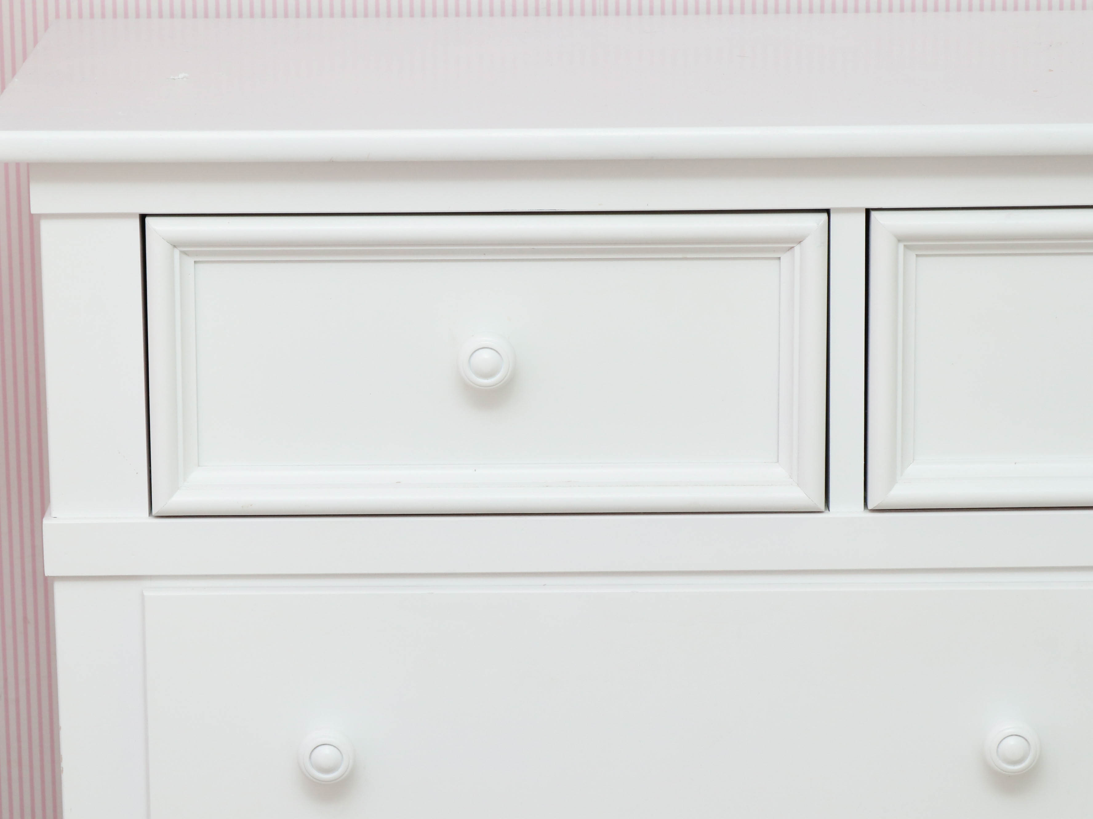 Stanley Furniture "Young America" Seven-Drawer White-Painted Dresser