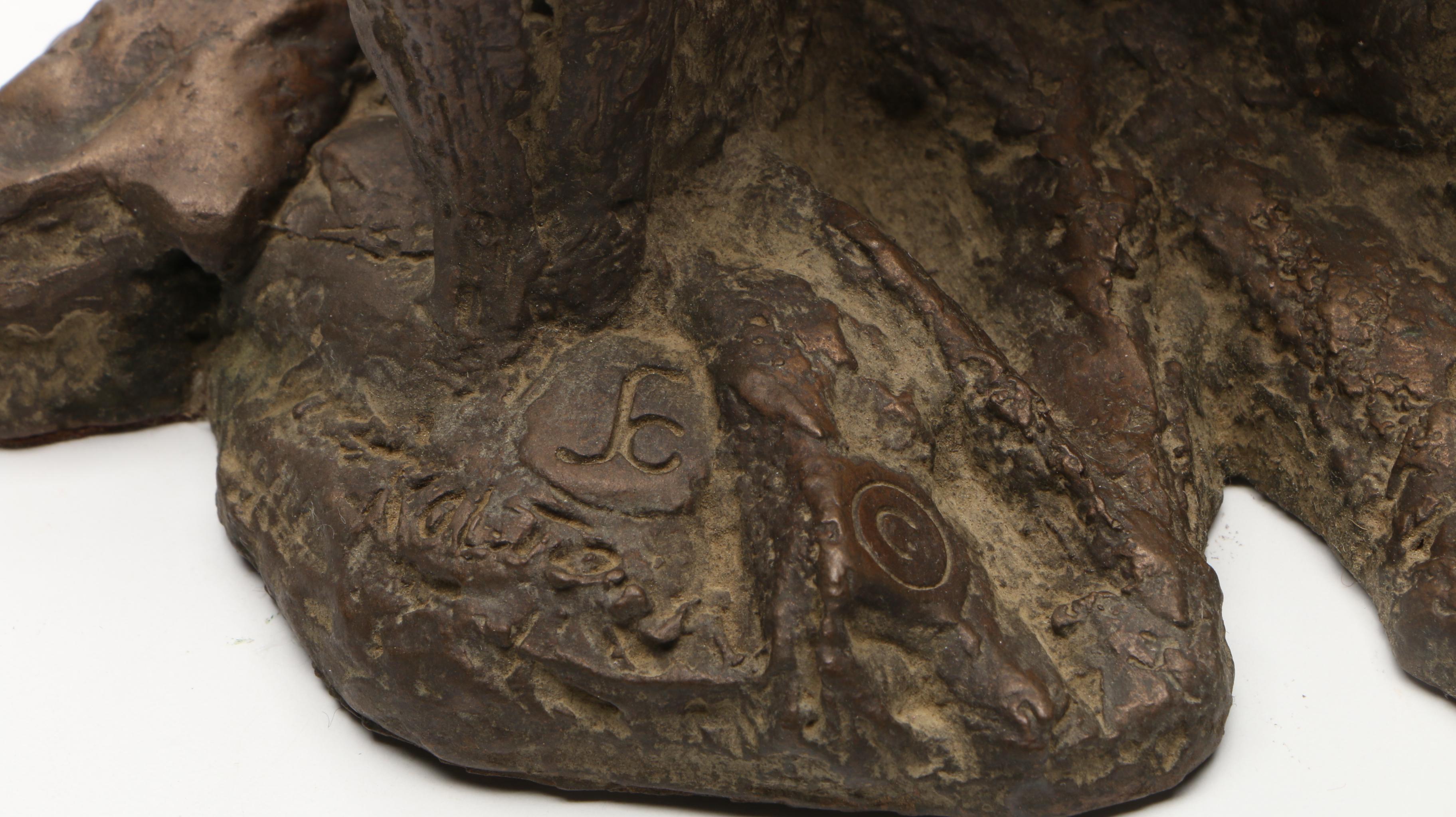 Matador and Austin Productions Young Boy Reading Resin Sculptures