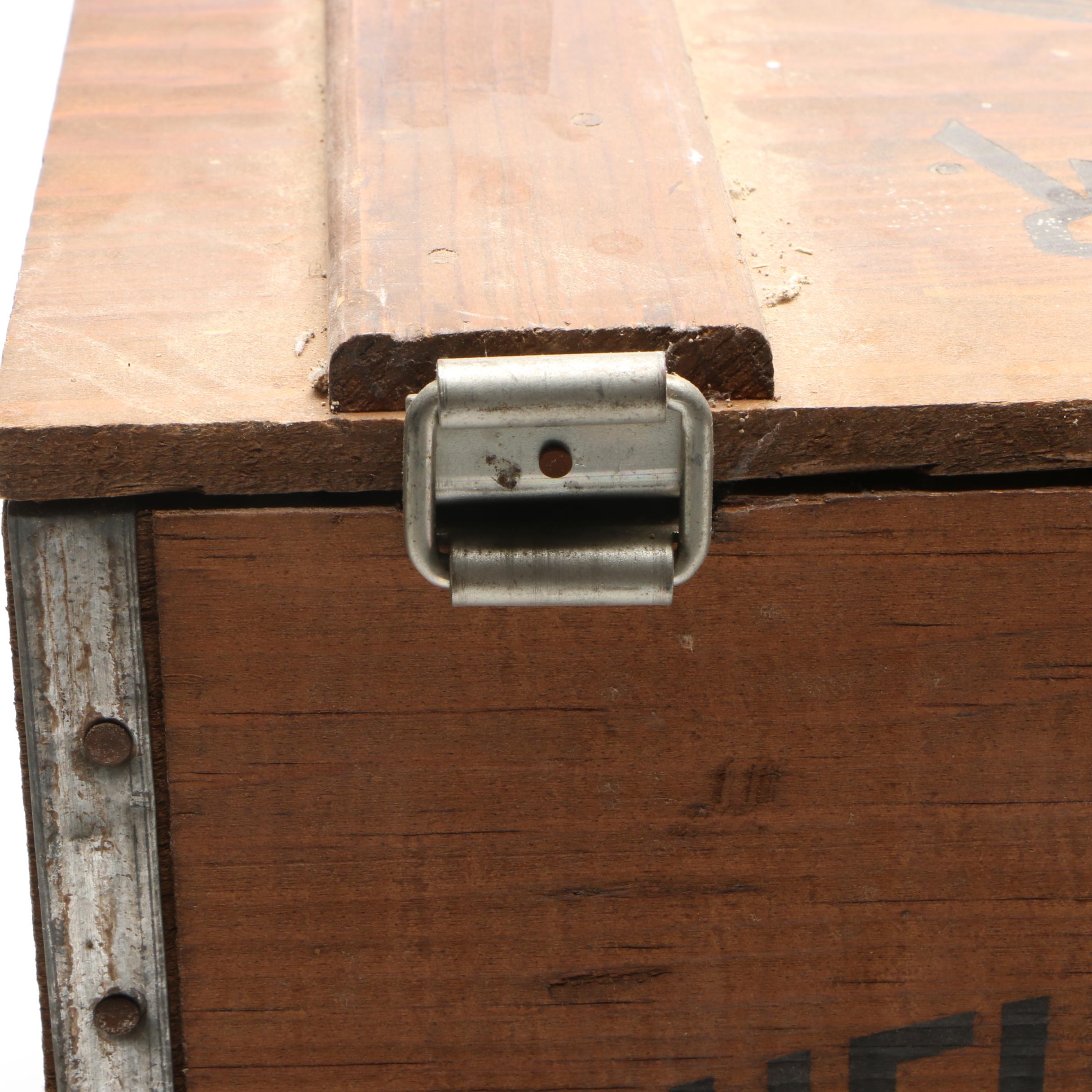 Anheuser-Busch Inc. Budweiser 1976 Centennial Wooden Beer Crate