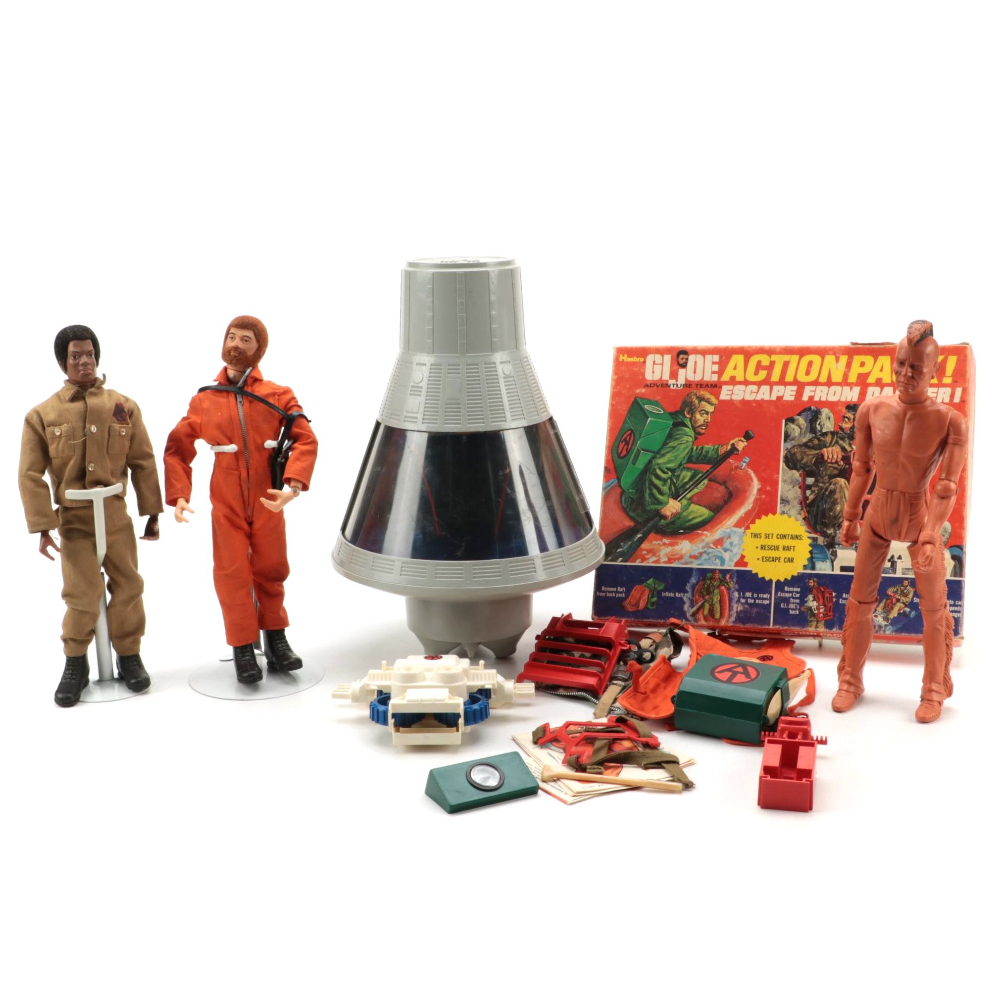 Hasbro G.I. Joe Space Capsule, Action Figures, 1960s, Action Pack, 1971, Other