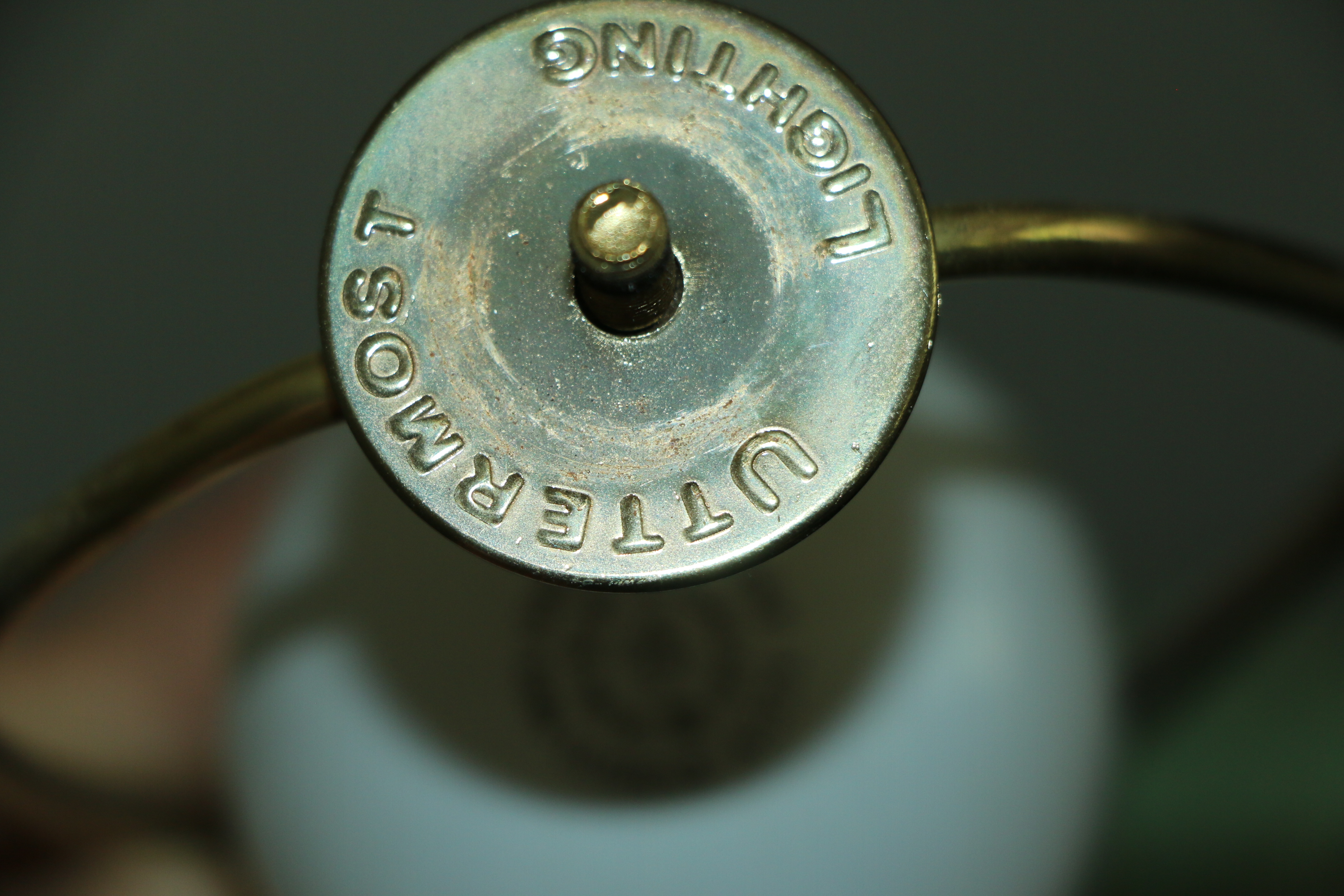 Uttermost "Destin" Disc-Shaped Green Ceramic Table Lamps, Pair