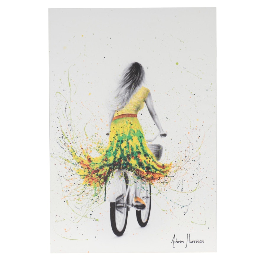 Giclée After Ashvin Harrison "Spring River Rider," 2019