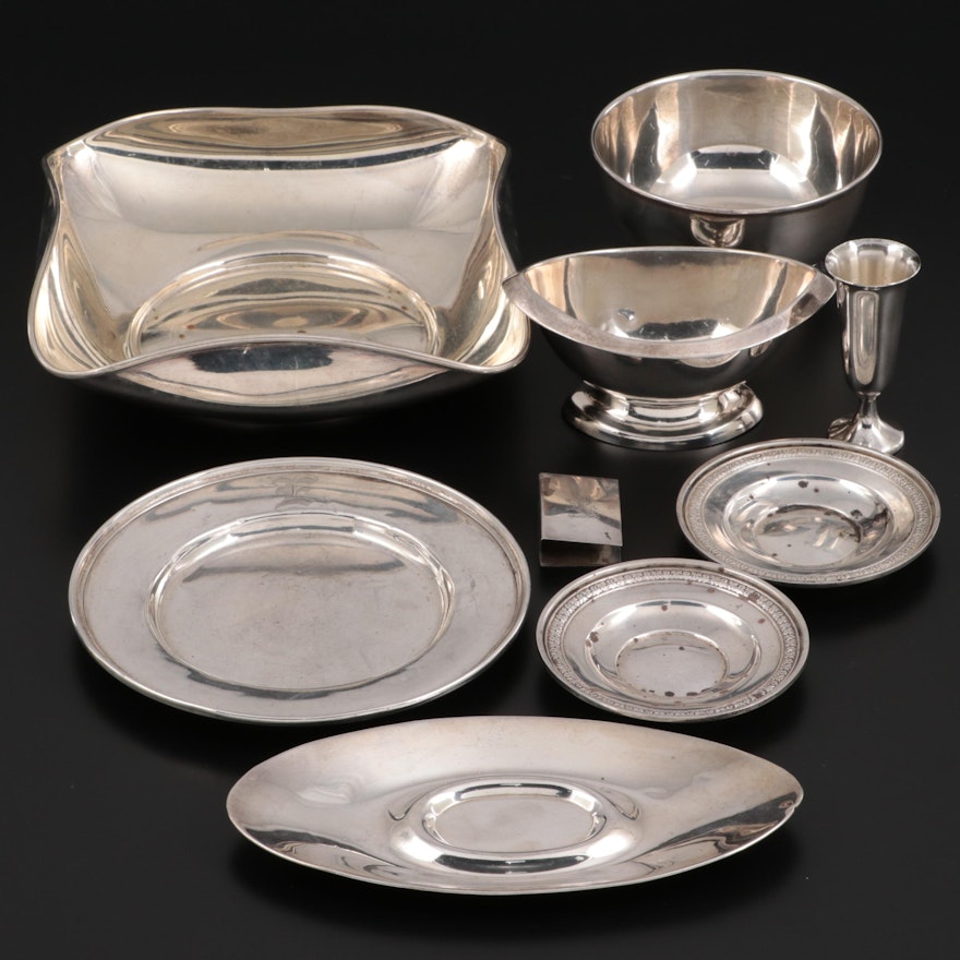Wallace and Other Sterling Silver Tableware, Early to Mid 20th Century