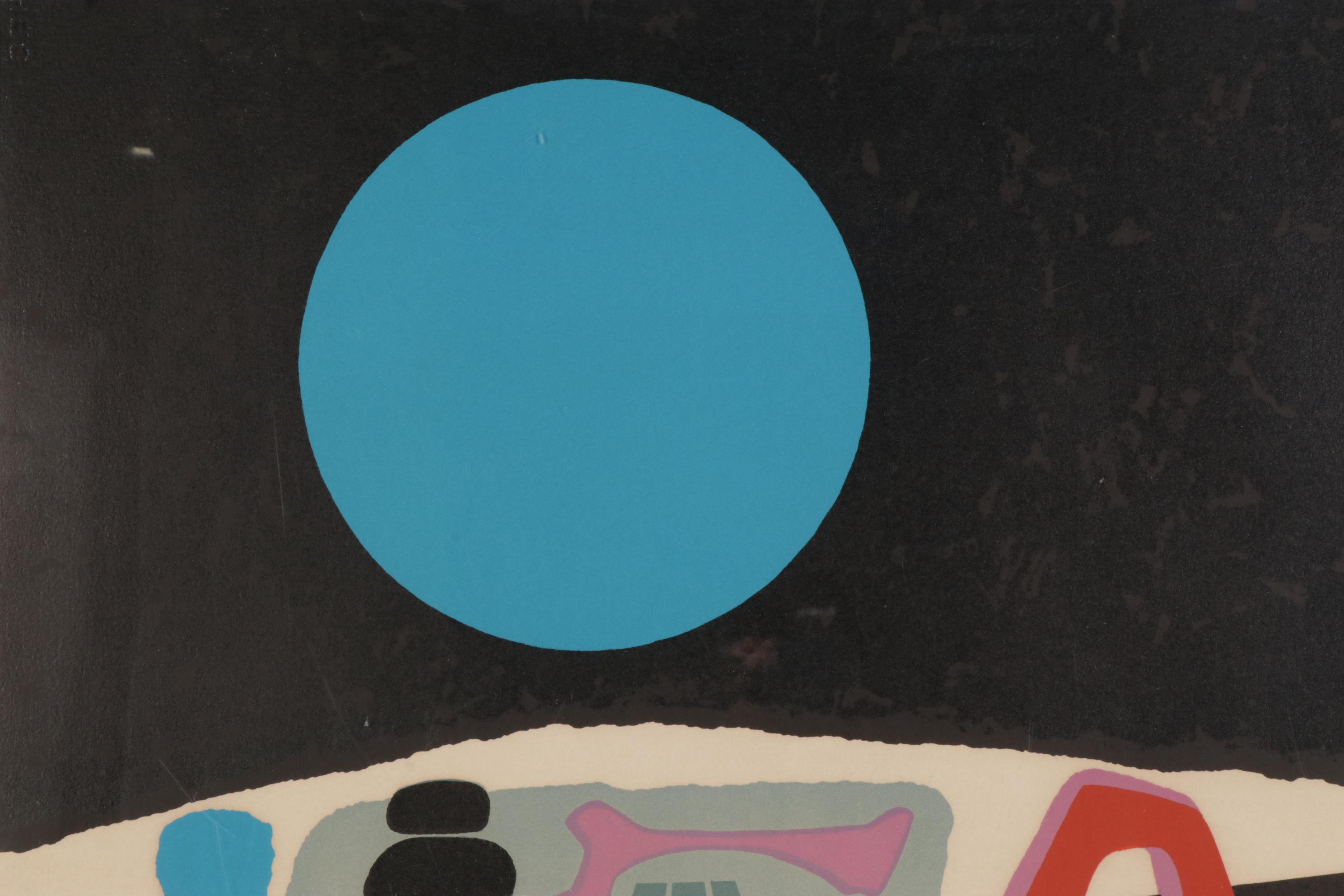 Antonio Guansé Brea Serigraph "Objets au Clair de Lune"