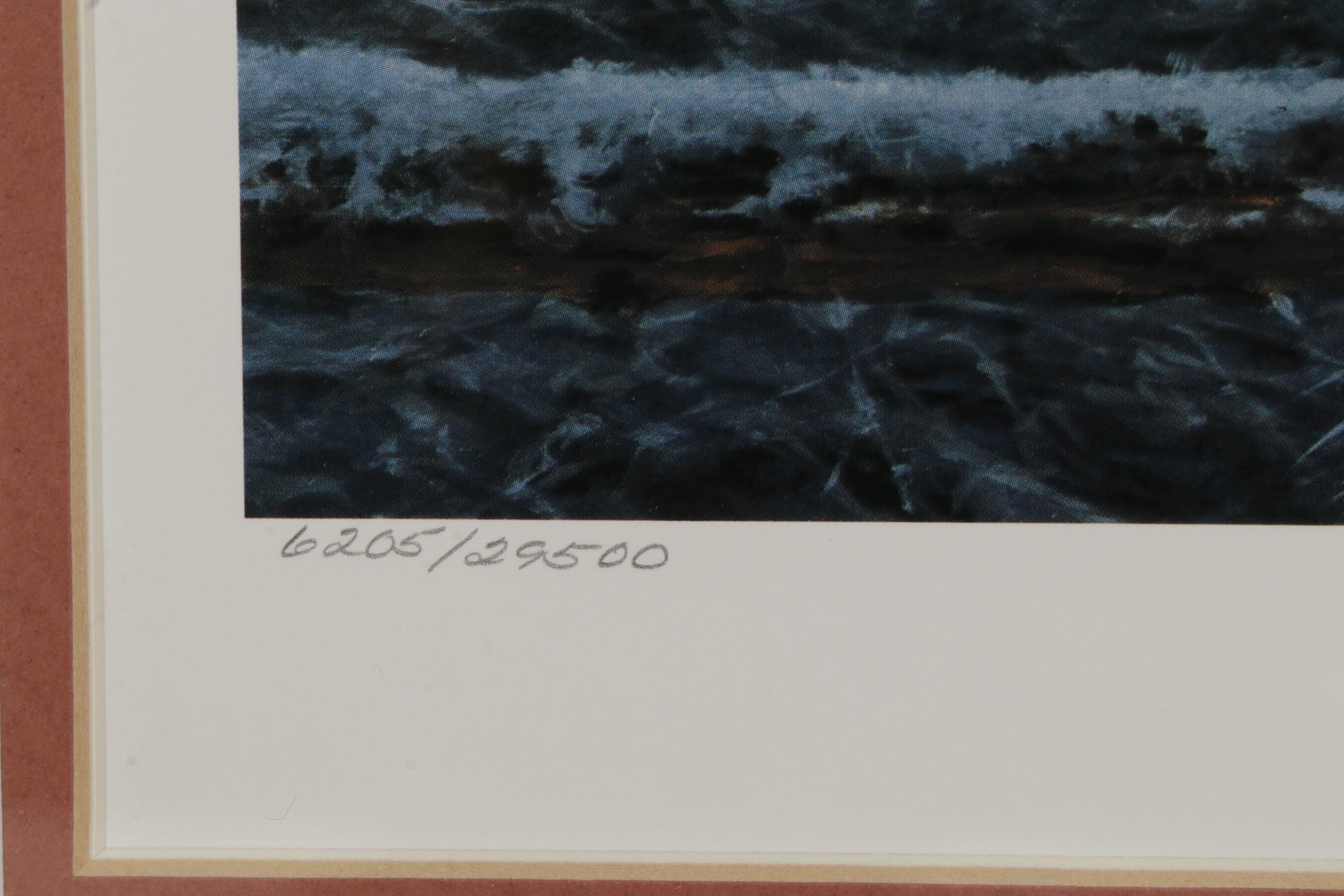 Terry Redlin Offset Lithograph "Winter Wonderland," 1992