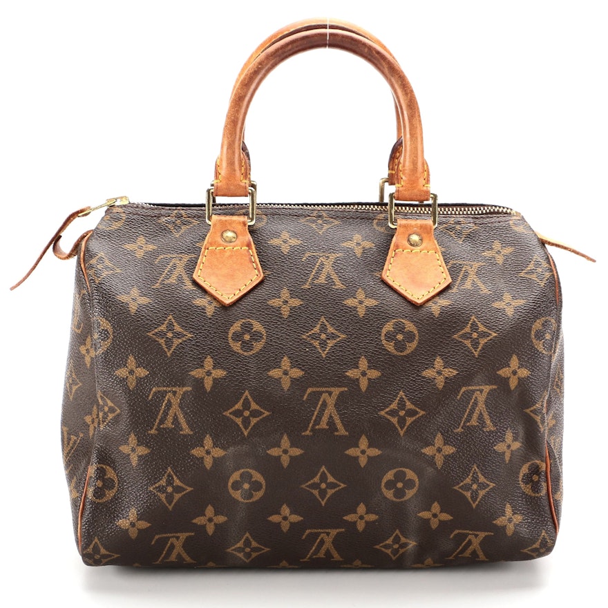 Louis Vuitton Speedy 25 in Monogram Canvas and Vachetta Leather