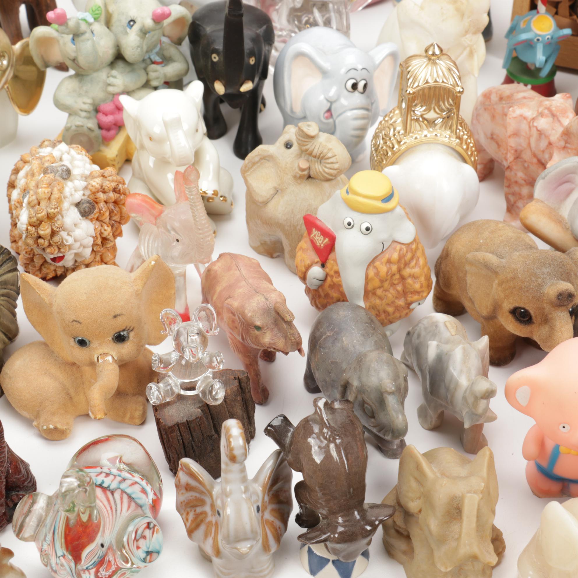 Lenox, Avon, Russ, and More Elephant Figurines