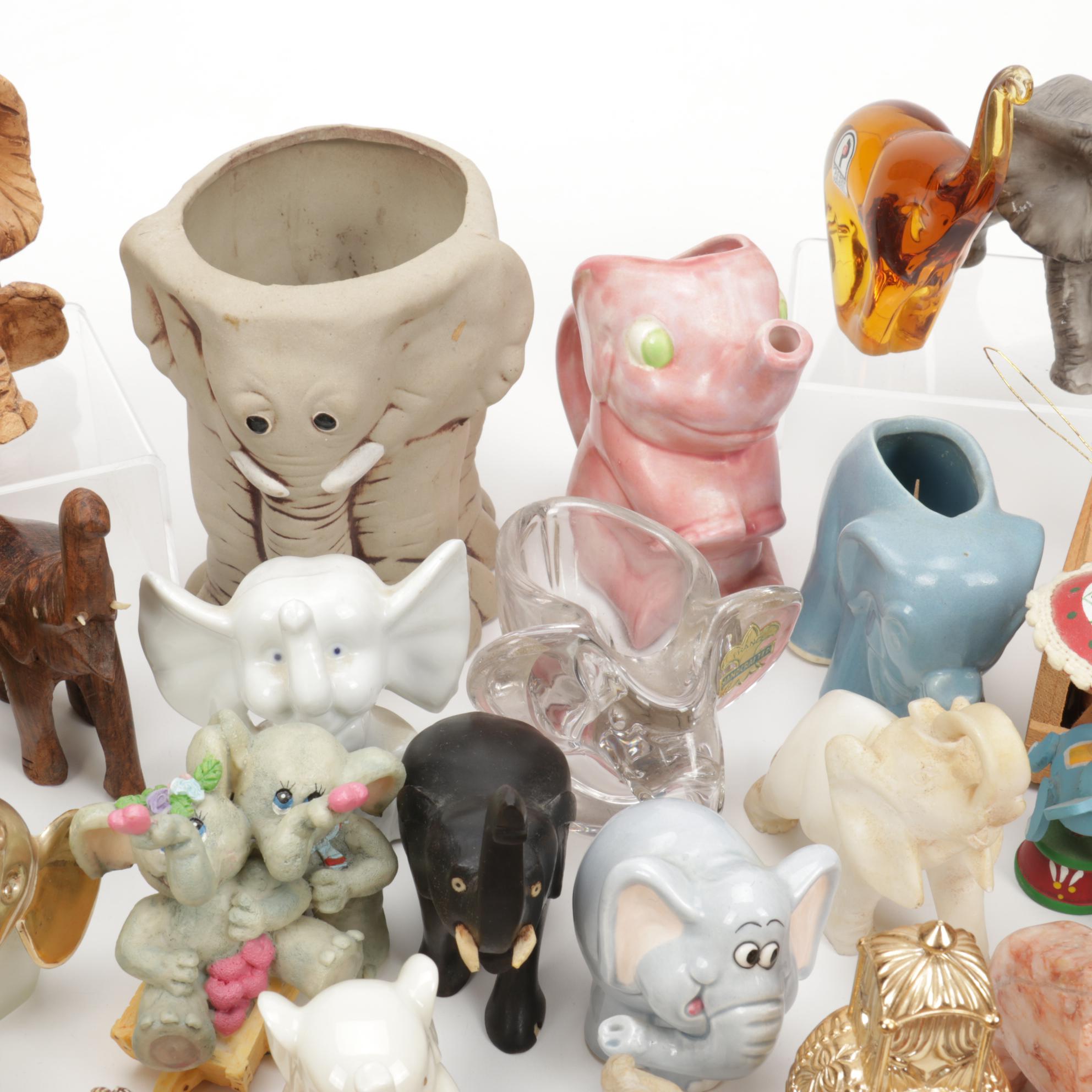 Lenox, Avon, Russ, and More Elephant Figurines