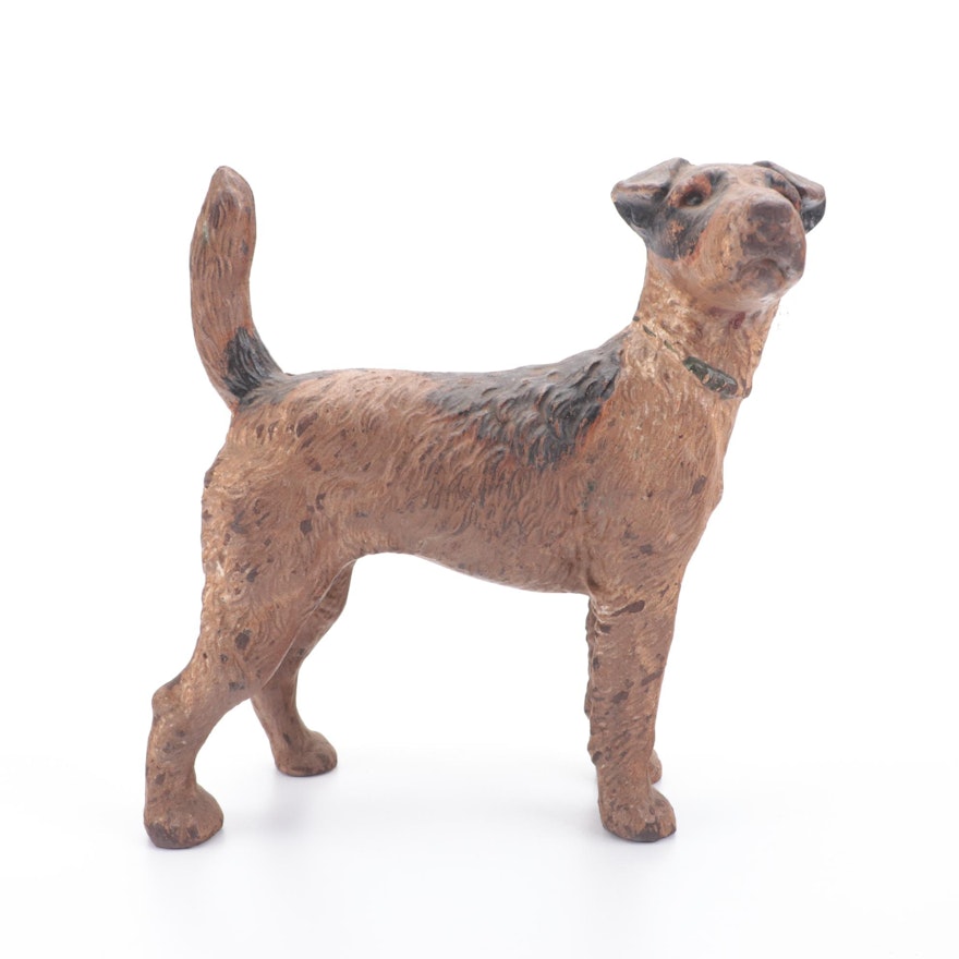 Hubley #279 Cast Iron Terrier Doorstop