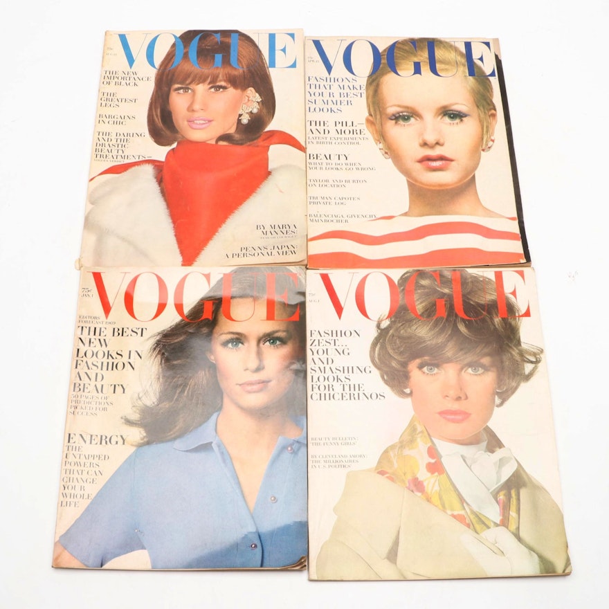 "Vogue" Magazine Issues, 1960s