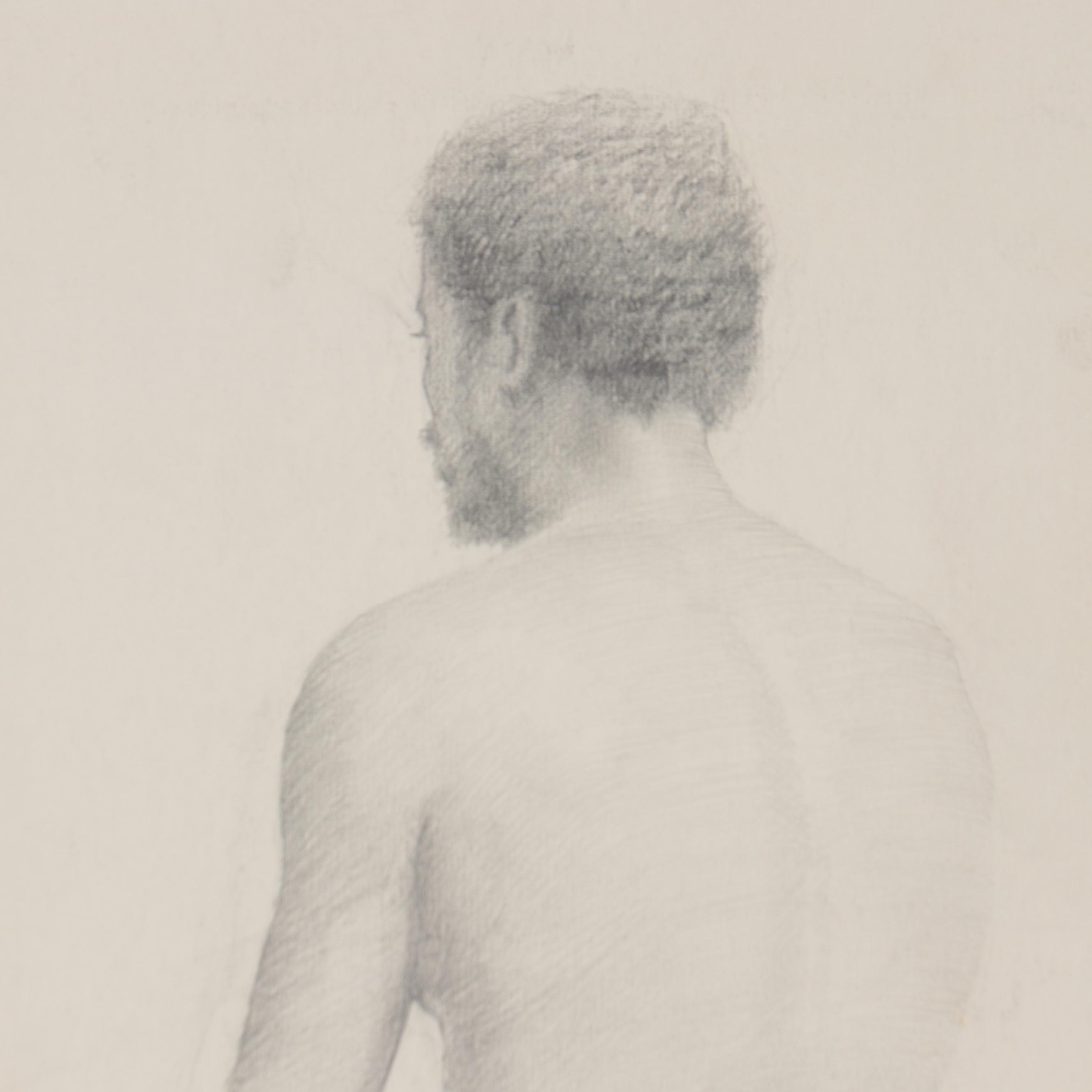 Edmond J. Fitzgerald Figural Nude Drawings, Mid-20th Century