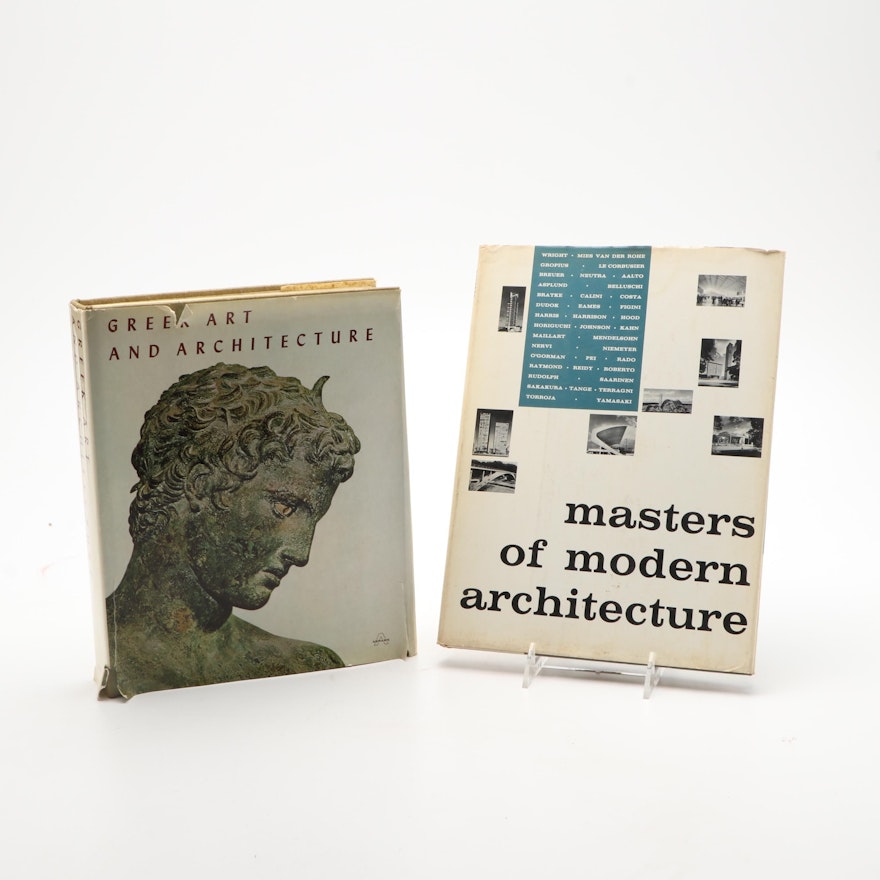 "Masters of Modern Architecture" and "Greek Art And Architecture" Books