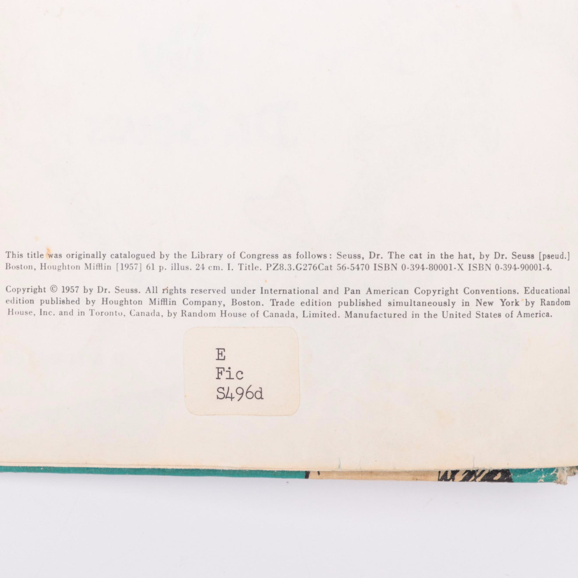 Dr. Seuss Books and "The Yellow Submarine Gift Book", Mid/Late 20th C