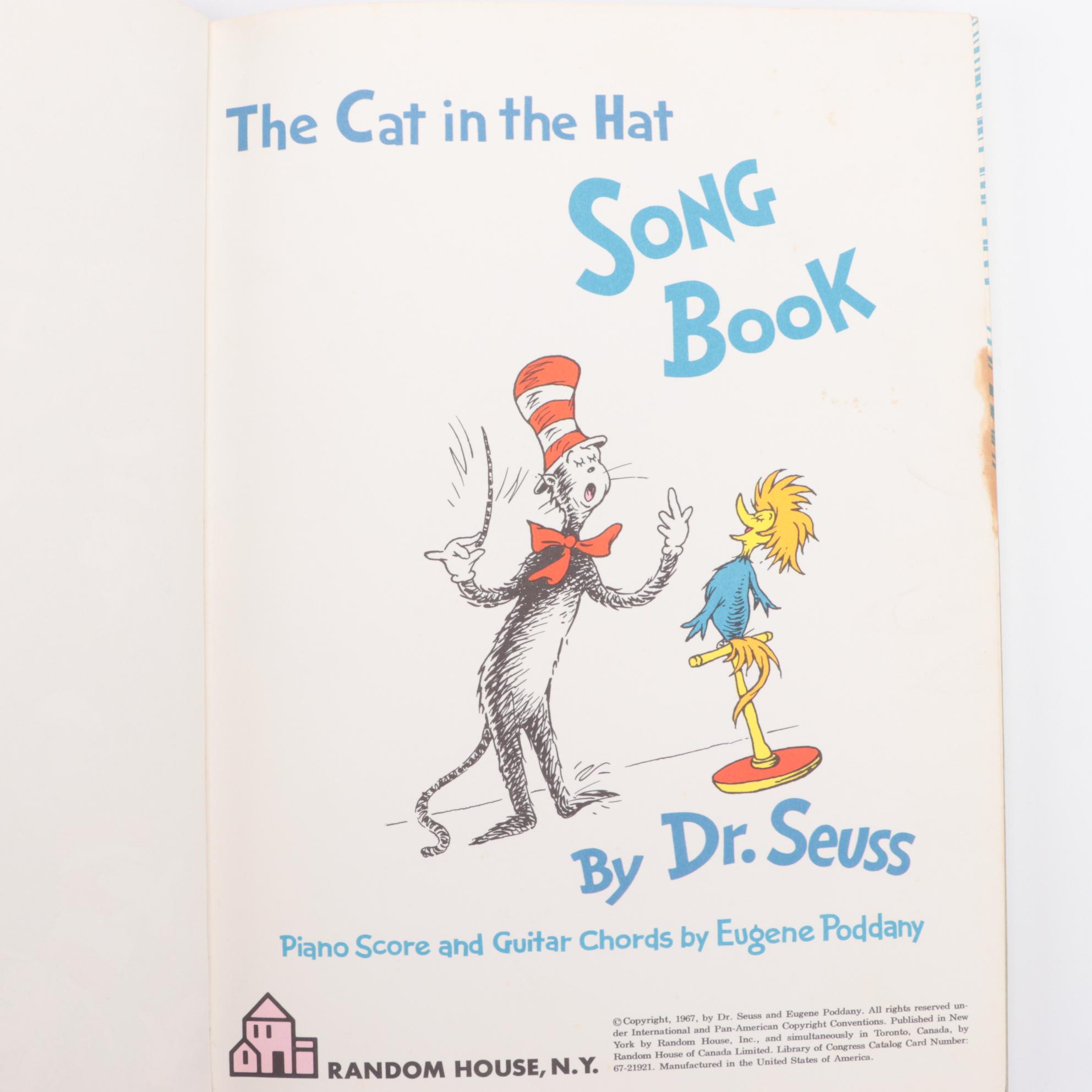 Dr. Seuss Books and "The Yellow Submarine Gift Book", Mid/Late 20th C