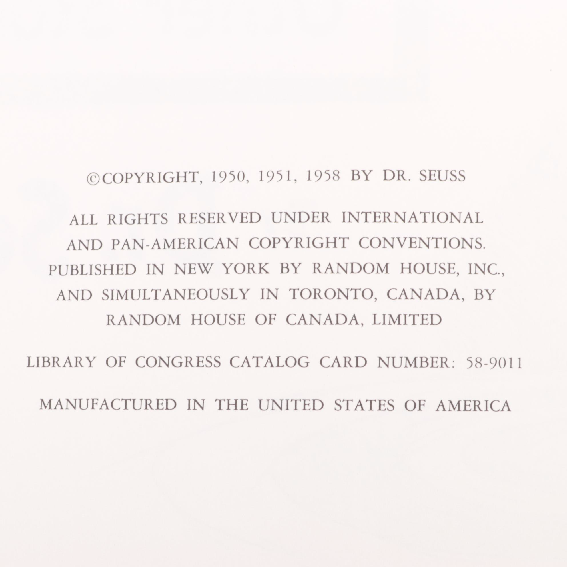 Dr. Seuss Books and "The Yellow Submarine Gift Book", Mid/Late 20th C