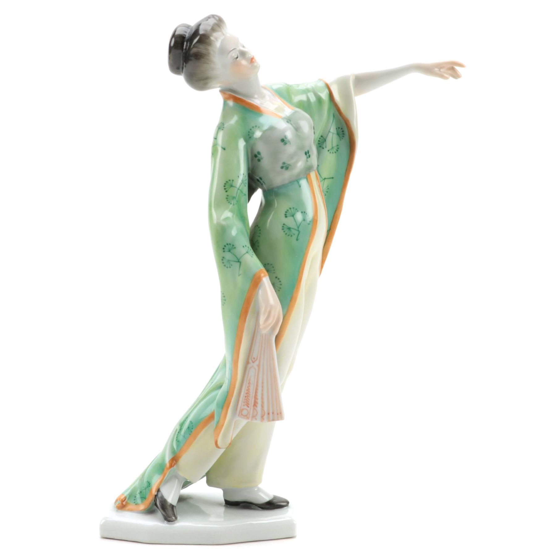 Herend "Madame Butterfly" Porcelain Figurine