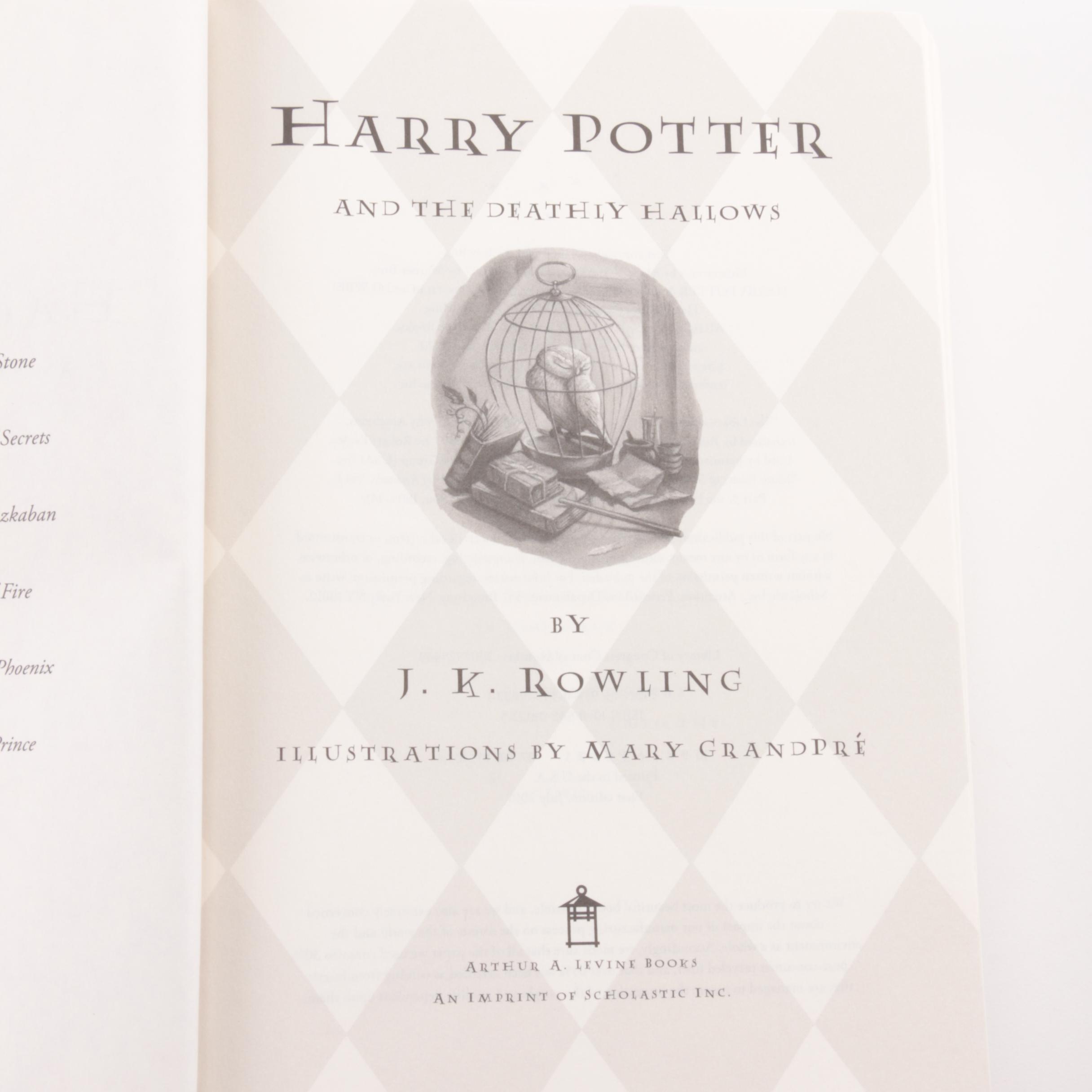 First American Edition "Harry Potter" Partial Set by J. K. Rowling, 2003–2007