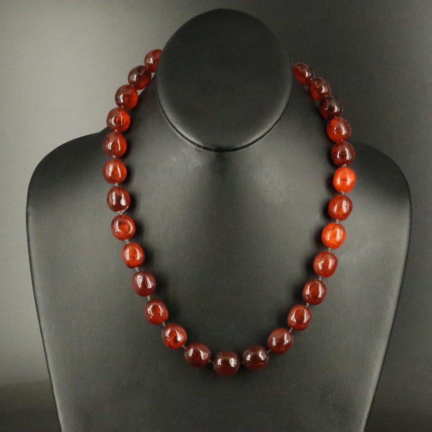 Copal Bead Necklace