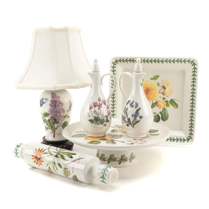 Portmeirion "Botanic Garden" Cruets with "Pomona" Cake Plate and More