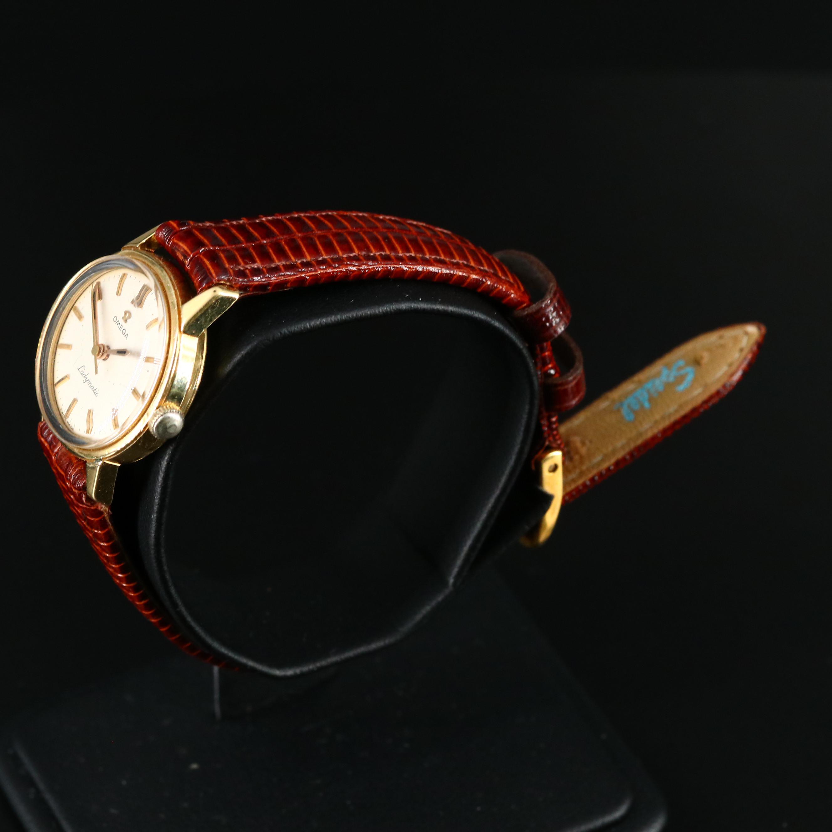18K Omega Ladymatic Automatic Watch