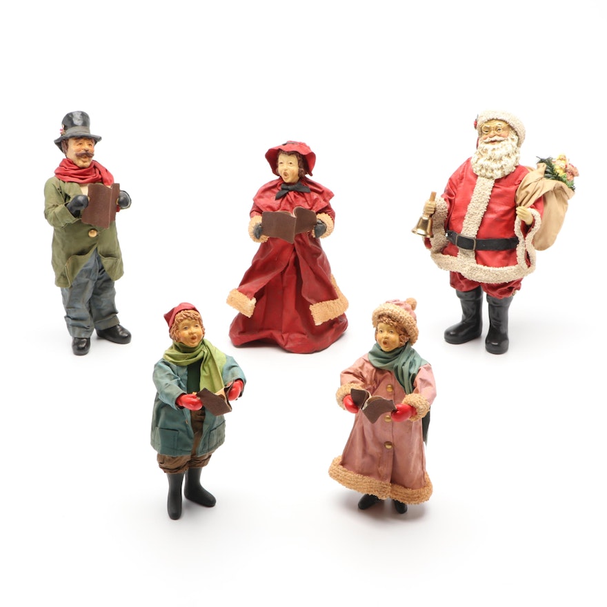 Clothtique by Possible Dreams "Santa Claus" and Other Christmas Figurines