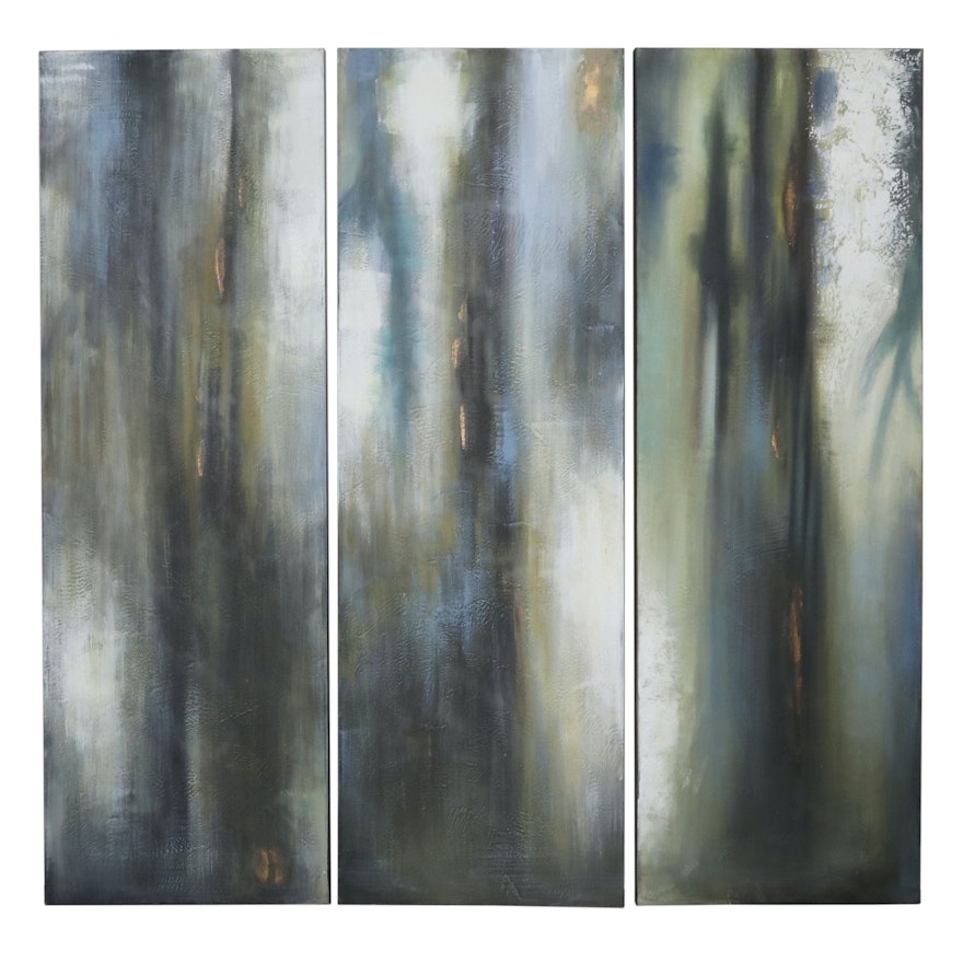 Abstract Giclée Triptych, 21st Century