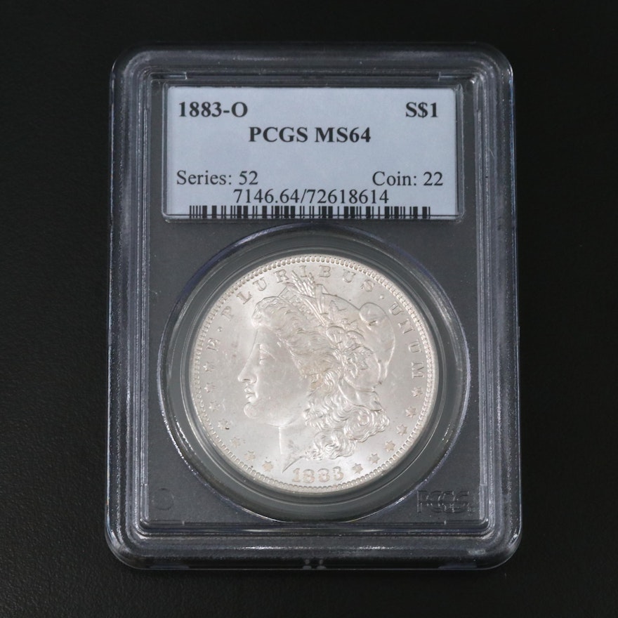 PCGS Graded MS64 1883-O Morgan Silver Dollar