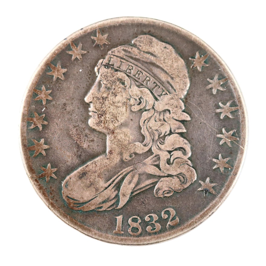 1832 Capped Bust Silver Half Dollar