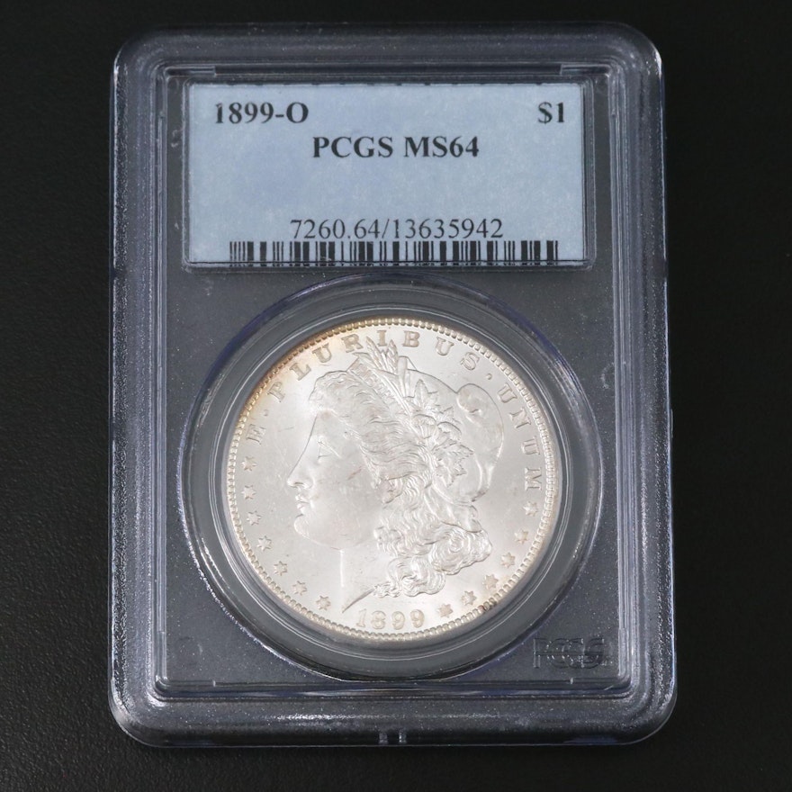 PCGS Graded MS64 1899-O Morgan Silver Dollar