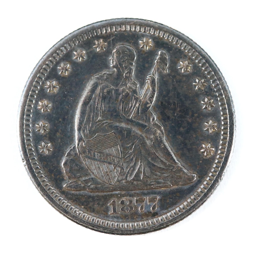 1877-S Liberty Seated Silver Quarter