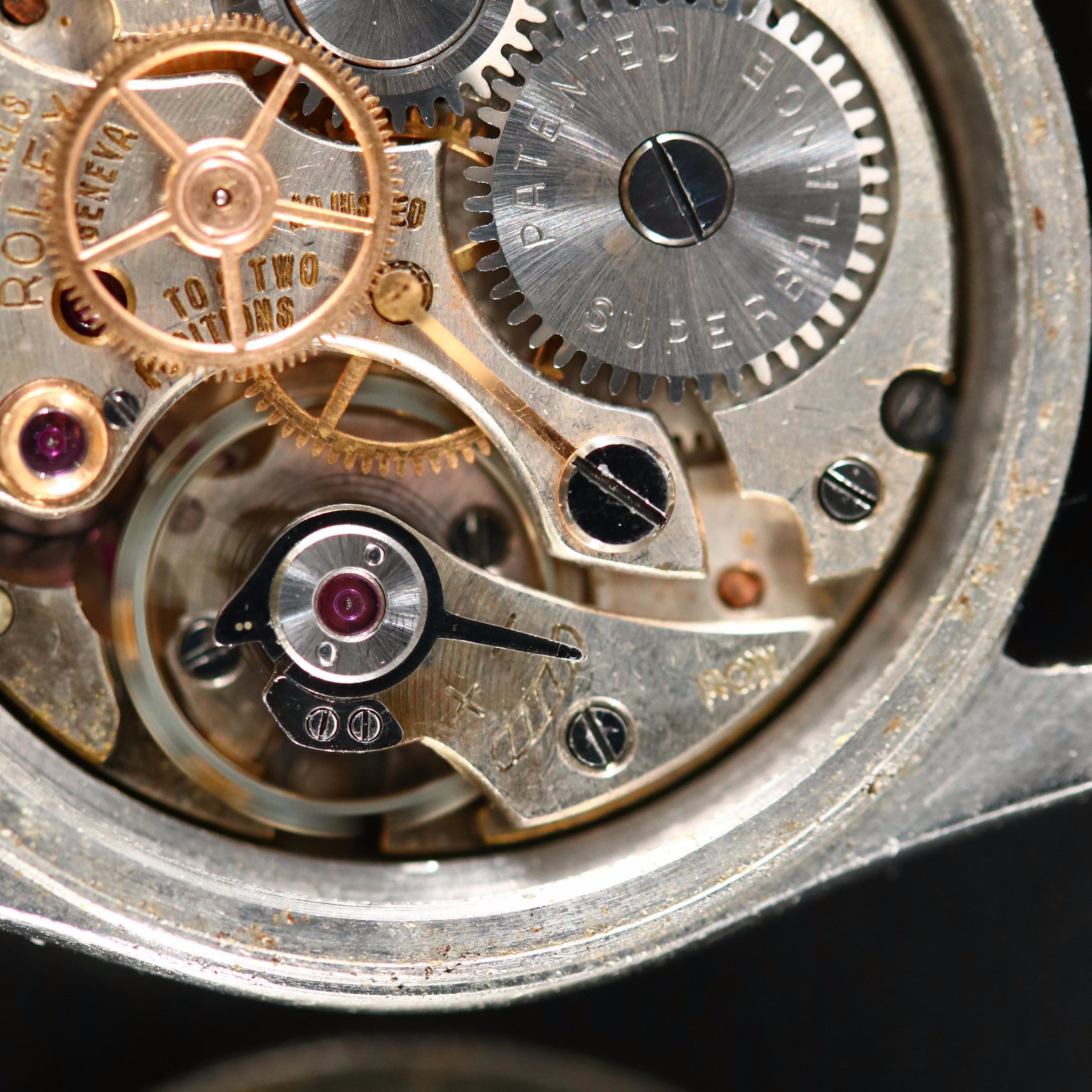 1946 Rolex Oyster Speedking Stainless Steel Stem Wind Watch