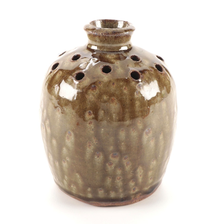 Shelby West Pierced Stoneware Vase, 2009