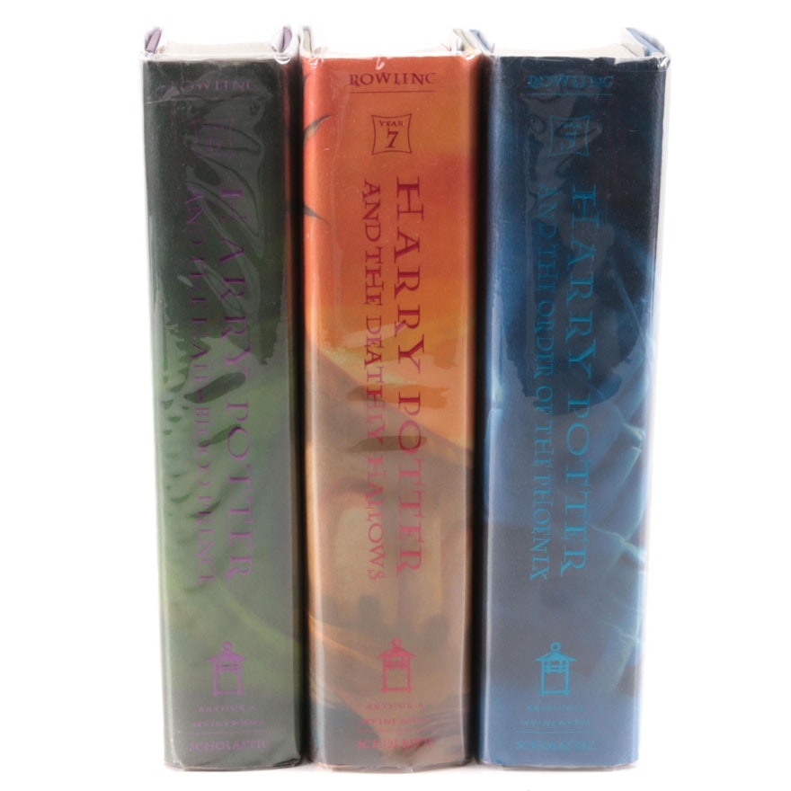 First American Edition "Harry Potter" Partial Set by J. K. Rowling, 2003–2007