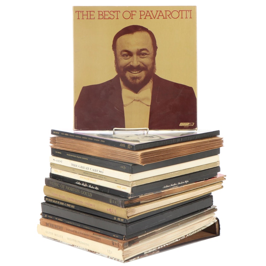 Pavarotti, Glenn Miller, Enrico Caruso, Other Vinyl LP Record Album Box Sets