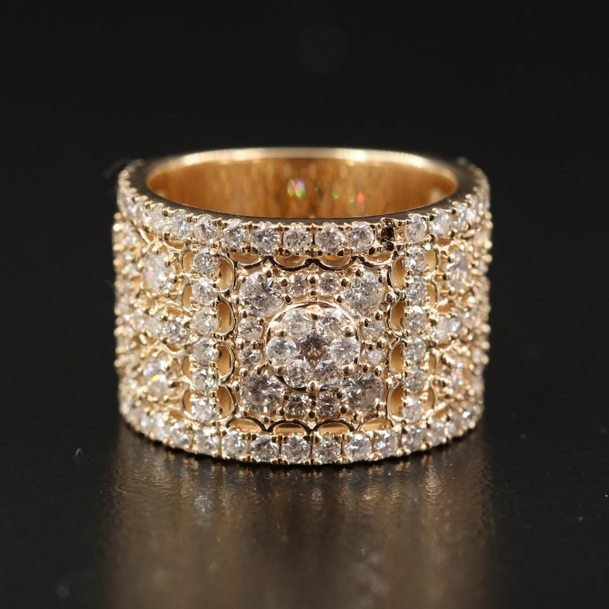 14k 2.66 CTW Diamond Band