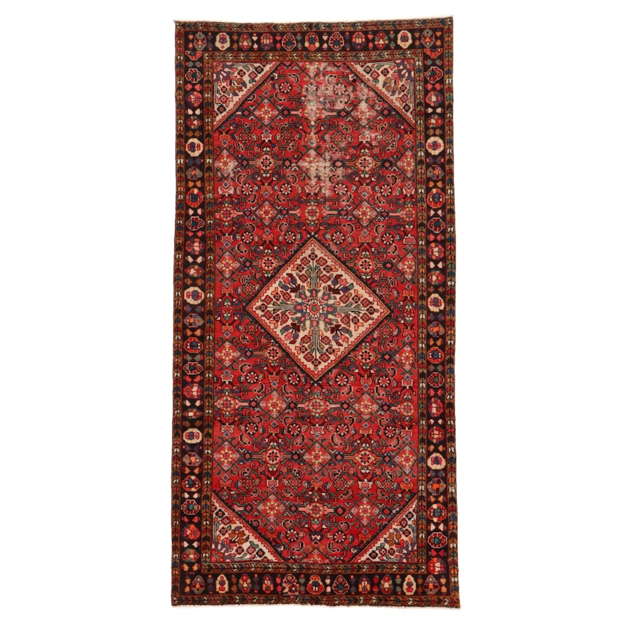 5'3 x 10'7 Hand-Knotted Persian Lilihan Area Rug