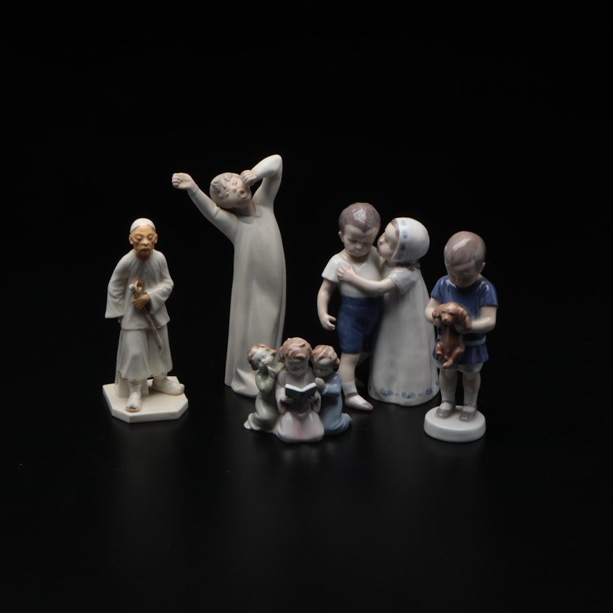 Ceramic Figurines by LLadro, B&G Denmark and Others