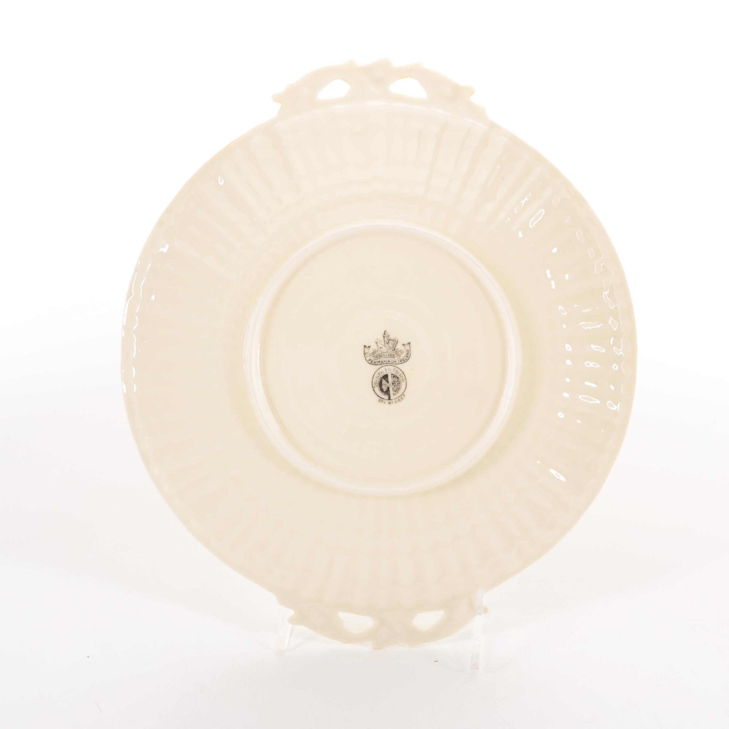 Belleek "New Shell Yellow" and Other Porcelain Dinnerware
