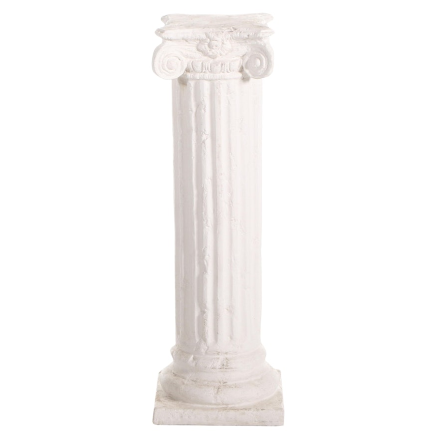 Neoclassical Style Ionic Column Pedestal