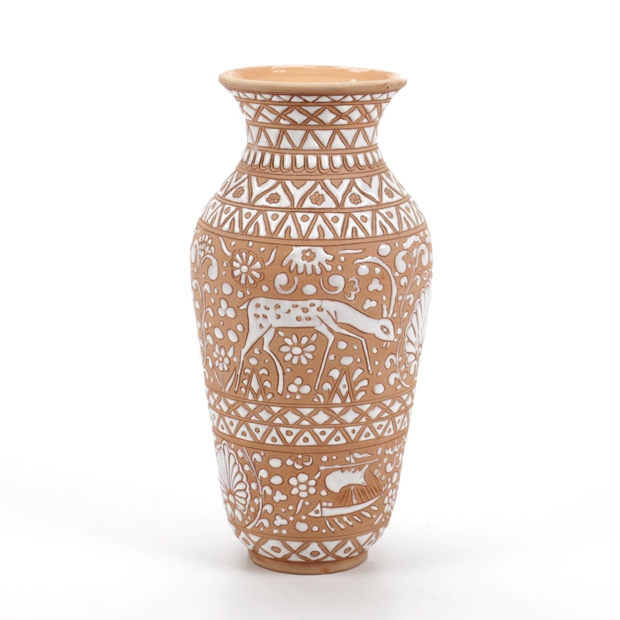 Llaros-Rhodge Handmade Greek Ceramic Vase, 2018