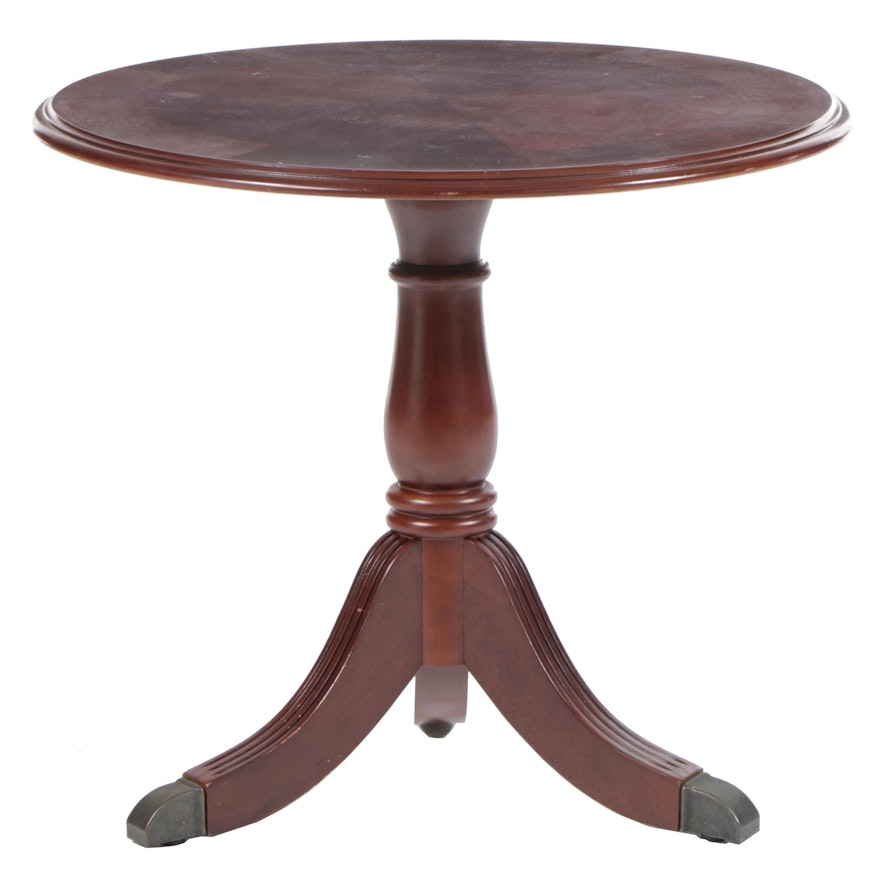 Regency Style Mahogany Tripod Table, Late 20th Century